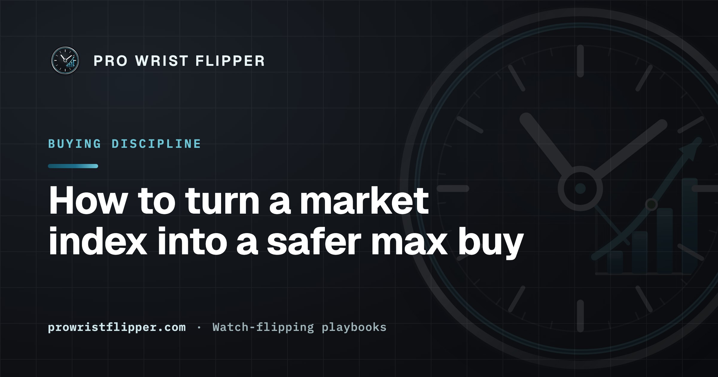 How to turn a market index into a safer max buy