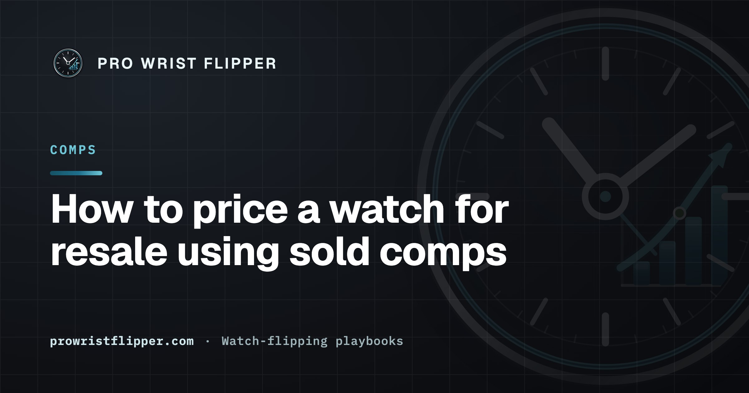 How to price a watch for resale using sold comps